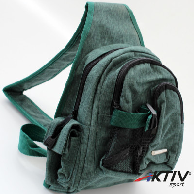 Testtáska hálós zöld