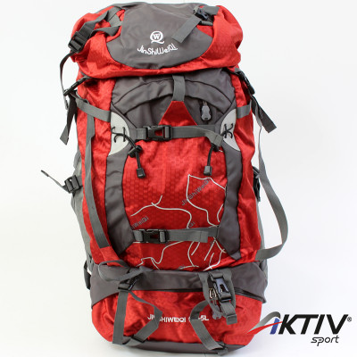 Túra-hátizsák 60l-es piros