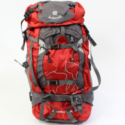 Túra-hátizsák 60l-es piros Sportszer