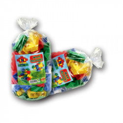 Maxi blocks nagy zsákos építőkocka Játék Dohány Toys