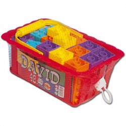 Kosaras építőkockák 48 db-os Játék