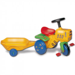 Kerti traktor utánfutóval Pedálos járművek Dohány Toys