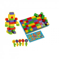 Dupla 100 db-os építő Játék