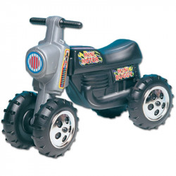 Cross motor 2 fekete Lábbal hajtható járművek Dohány Toys