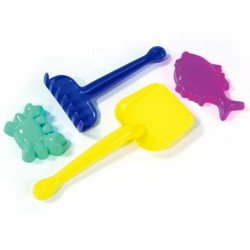 Lapát gereblyével és formával Játék