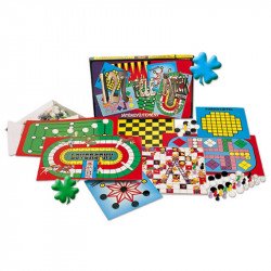 Játékgyűjtemény 127 féle társasjáték Szórakoztató játékok Dohány Toys