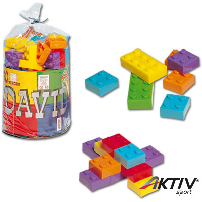 Zsákos építőjáték 60 db-os