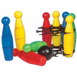 Műanyag teke készlet 9db-os Játék Dohány Toys