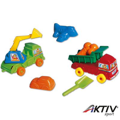 Multi truck + homokozó