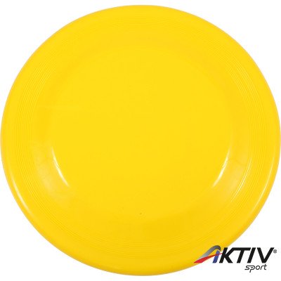 Frizbi 24 cm sárga teli