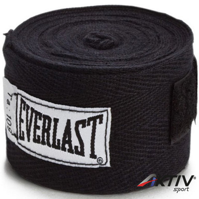 Pamut bandázs Everlast 2,75 m fekete