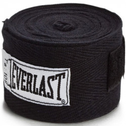 Pamut bandázs Everlast 2,75 m fekete Sportszer Everlast