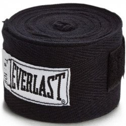 Pamut bandázs Everlast 2,75 m fekete Sportszer Everlast