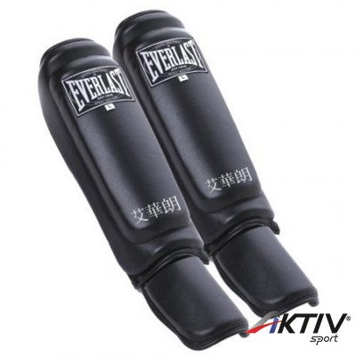 Műbőr sípcsont- és lábfejvédő Everlast fekete