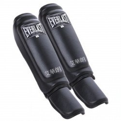 Műbőr sípcsont- és lábfejvédő Everlast fekete Sportszer Everlast