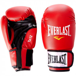 Edzőkesztyű Everlast Moulded PU műbőr piros Sportszer Everlast