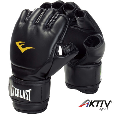 Grappling kesztyű Everlast bőr fekete