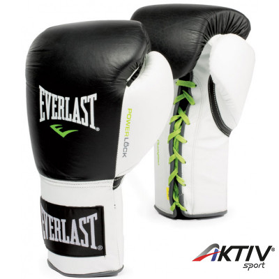 Bokszkesztyű Everlast Pro Fight fekete- fehér
