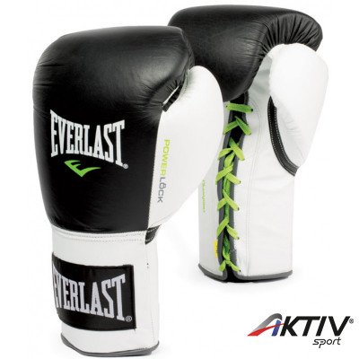 Bokszkesztyű Everlast Pro Fight fekete- fehér