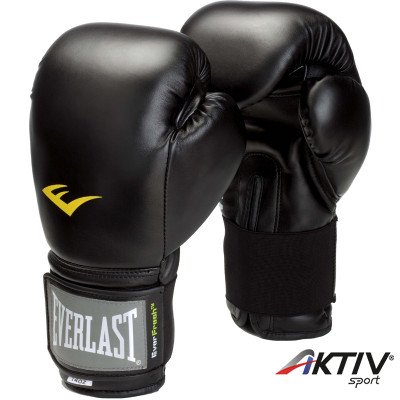 Muay Thai Style bőr edzőkesztyű Everlast fekete