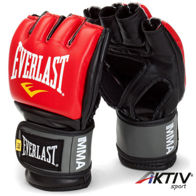 Grappling kesztyű Everlast Pro Style piros