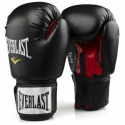 Edzőkesztyű Everlast Moulded PU műbőr fekete - 8 oz Sportszer Everlast