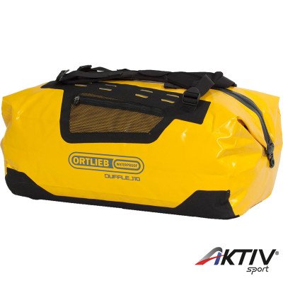 Utazótáska 110 L Napsárga-Fekete Duffle