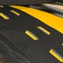 Utazótáska 110 L Napsárga-Fekete Duffle