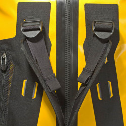 Utazótáska 110 L Napsárga-Fekete Duffle