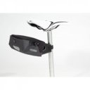 Nyeregcső táska S palaszürke-fekete Seatpost-Bag