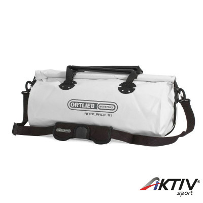 Utazótáska M Rack-Pack fehér-fekete
