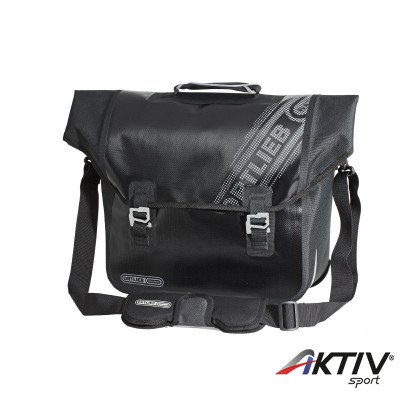 Kerékpáros táska Downtown QL3 Blackn White (pár) fekete