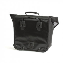 Kerékpáros táska Downtown QL3 Blackn White (pár) fekete