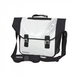 Kerékpáros táska Downtown QL3 Blackn White (pár) Sportszer Ortlieb