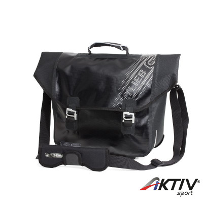 Kerékpáros táska Downtown QL2 Blackn White (pár) fekete