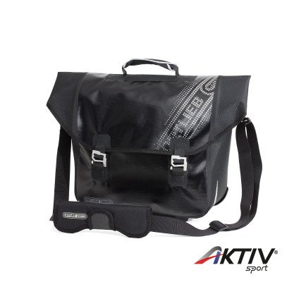 Kerékpáros táska Downtown QL2 Blackn White (pár) fekete