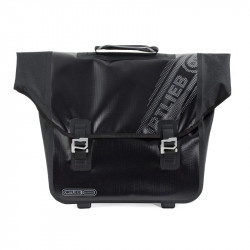 Kerékpáros táska Downtown QL2 Blackn White (pár) fekete