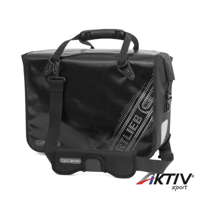 Kerékpáros táska Office-Bag QL3 Blackn White (pár) fekete