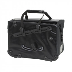 Kerékpáros táska Office-Bag QL2 Blackn White (pár) fekete