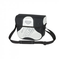 Kerékpáros táska Ultimate 6 Blackn White (pár) Sportszer Ortlieb