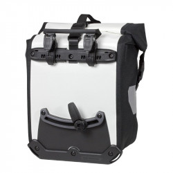 Kerékpáros táska Front-Roller Blackn White (pár)