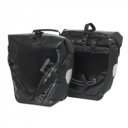 Kerékpáros táska Back-Roller Blackn White (pár) fekete