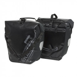 Kerékpáros táska Back-Roller Blackn White (pár) fekete