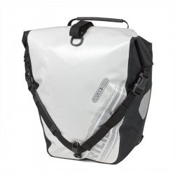 Kerékpáros táska Back-Roller Blackn White (pár) Sportszer Ortlieb