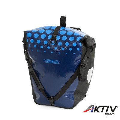 Csomagtartó táska Back-Roller Classic Design Dots kék-világoskék