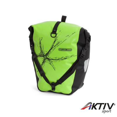 Csomagtartó táska Back-Roller Classic Design Splash lime-fekete