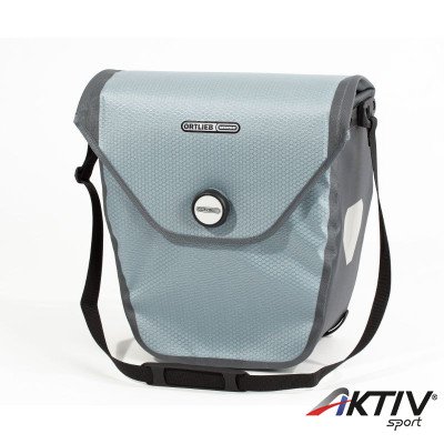 Válltáska Velo-Shopper világoskék-szürke