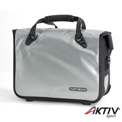 Csomagtartó táska L Office Bag QL2 ezüst-fekete