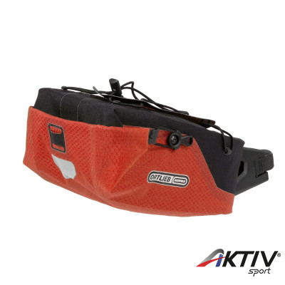 Nyeregcső táska M piros-fekete Seatpost-Bag