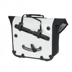 Kerékpáros táska Downtown QL2 Blackn White (pár)